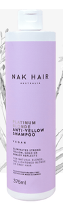 NAK Platinum Blonde Anti-Yellow Shampoo 375ml